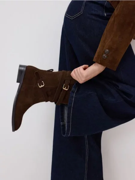 Ботильоны Reserved коричневые