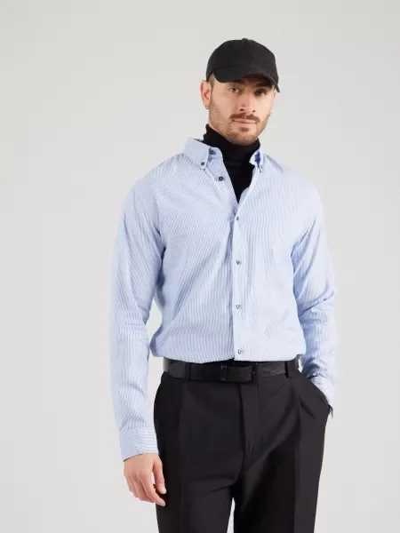 Jack & Jones Premium Košeľa JPRBLALEWIS modrá biela