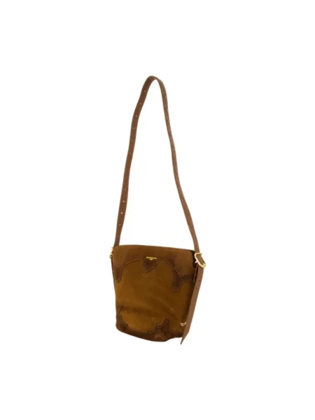 Zadig&Voltaire torebka tote damska zamszowa BABY brązowa