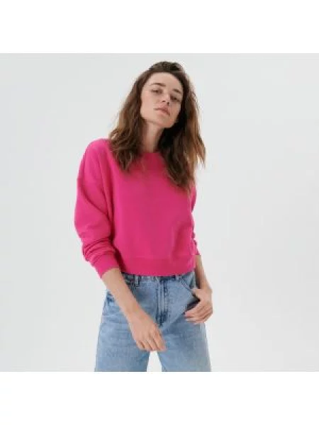 Sinsay Hladká mikina Růžová