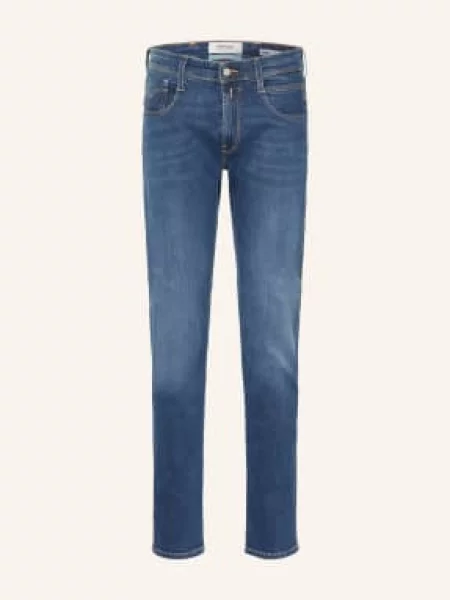 Replay Jeansy O Kroju Slim Fit blau niebieskie