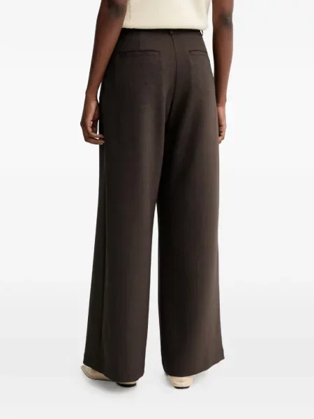 Pantaloni Sessun plisate maro