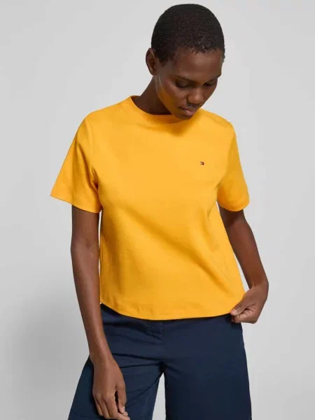 Tommy Hilfiger Koszulka orange pomarańczowa