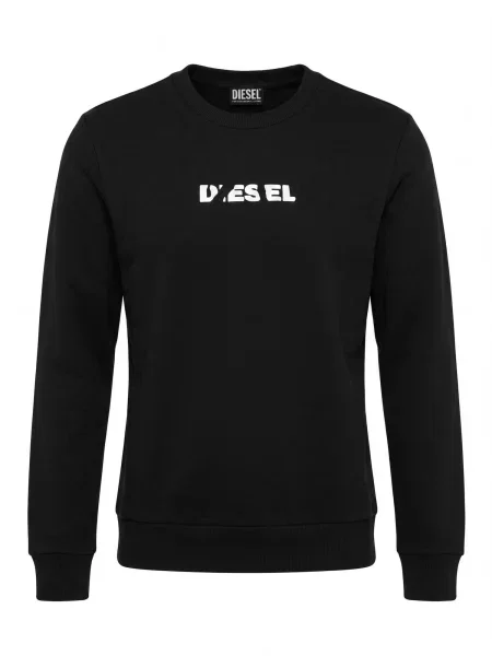 DIESEL Pulover S-GIR negru