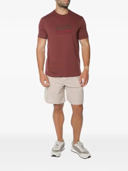 Tricou Armani Exchange cu imagine roșu