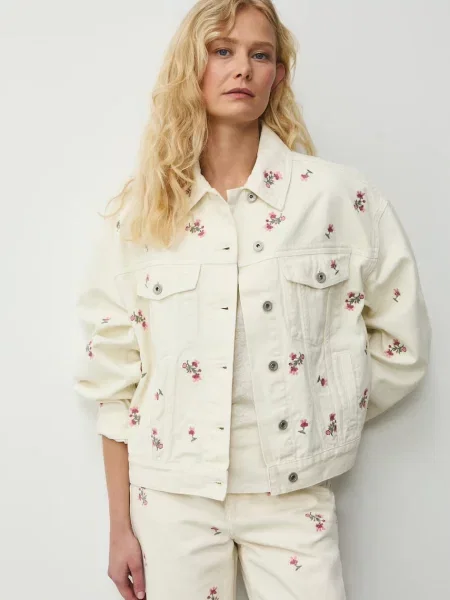 Medicine kurtka jeansowa beżowa