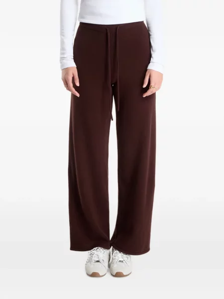 Pantaloni Mc2 Saint Barth cu cordon maro