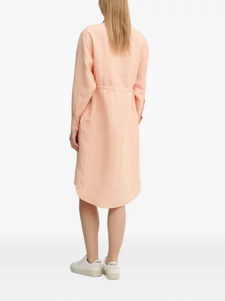 Rochie midi Lacoste portocaliu