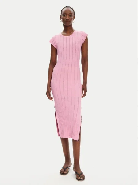 PINKO Rochie tricotată roz