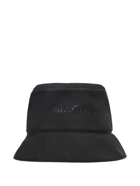 Pălărie Valentino Garavani cu imagine negru