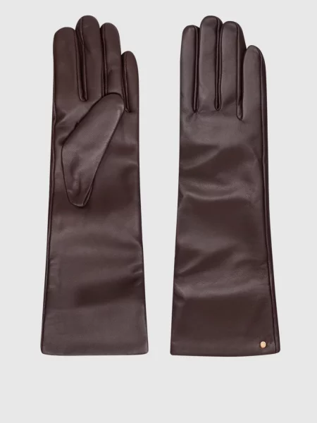 Кожаные перчатки Gianni Chiarini коричневые