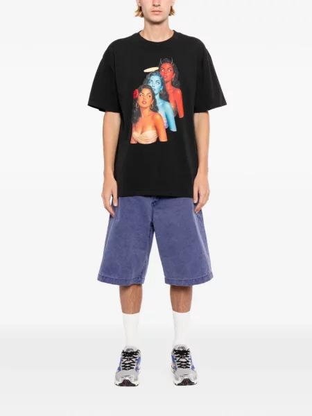 Tricou Melt cu imagine negru