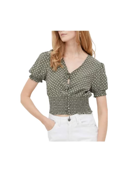 Bluzka Pepe Jeans zielona