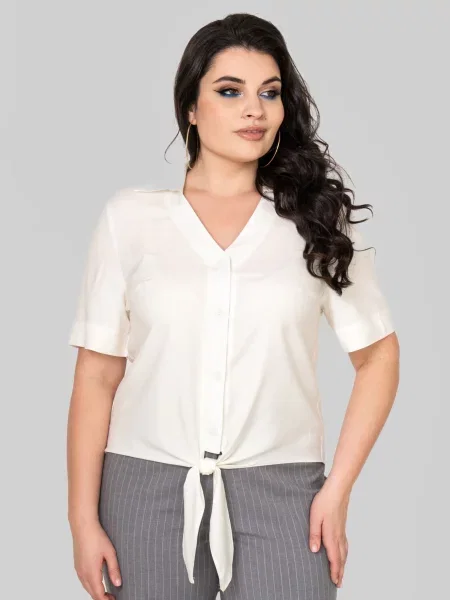 Блуза All Posa молочний віскоза/модал