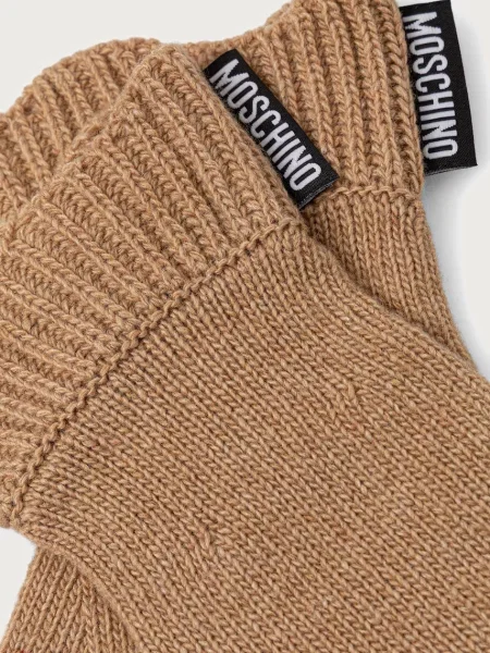 Шерстяные перчатки Moschino