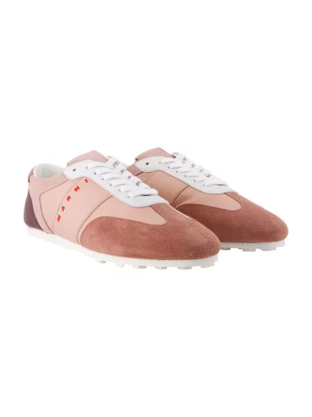 Sneakersy Marni skórzane z logo