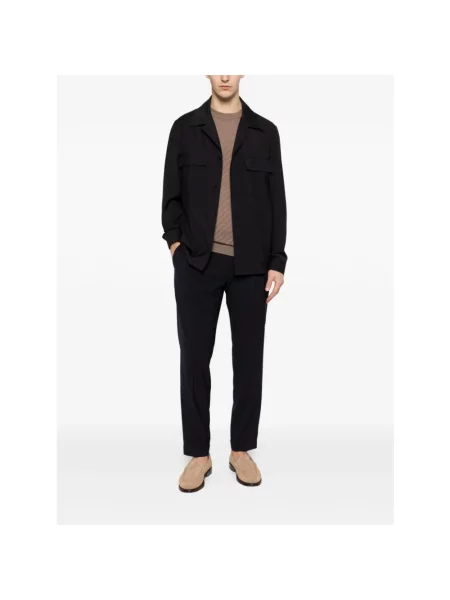 Sweter Emporio Armani wełniany brązowy