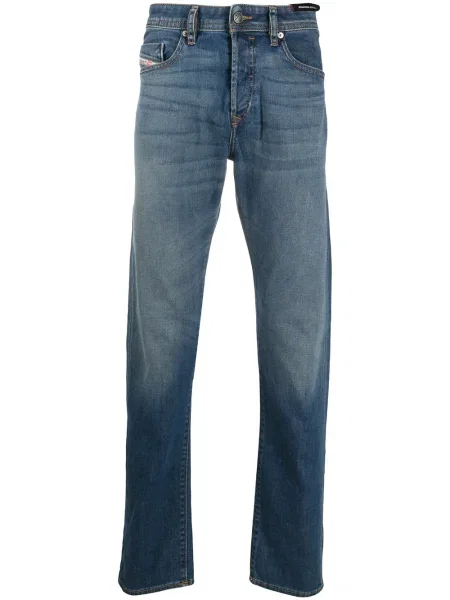 Zwężane dżinsy Diesel zwężany niebieski