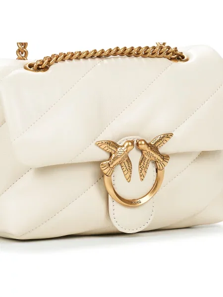 Crossbody kabelka Pinko biela