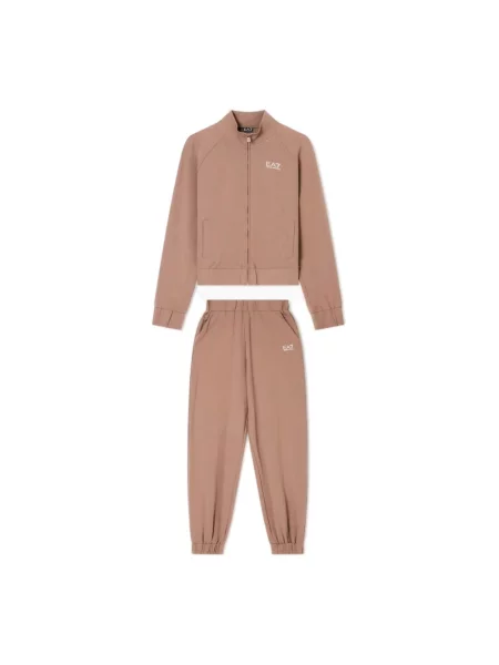 Emporio Armani Sport Kobieta XS Wygodny dres brązowy