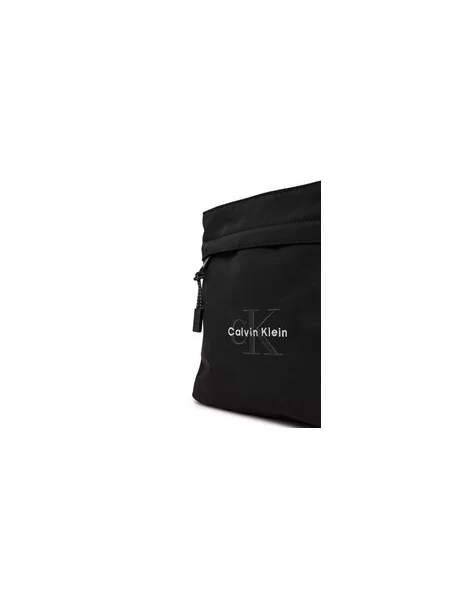 Calvin Klein Torbica za okrog pasu Bold Flatpack Bež črna