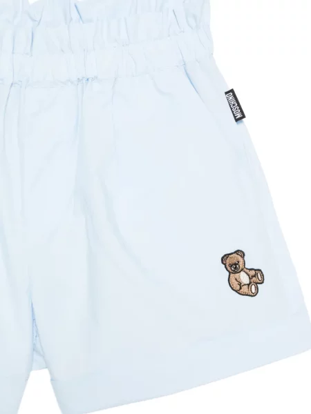 Szorty dziecięce Moschino niebieskie
