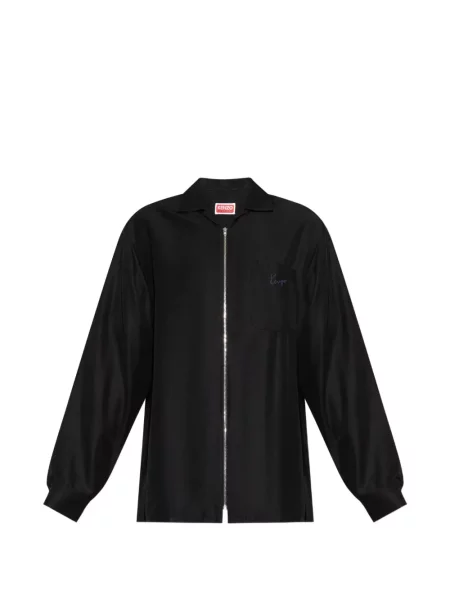 Cămașă Kenzo cu broderie negru