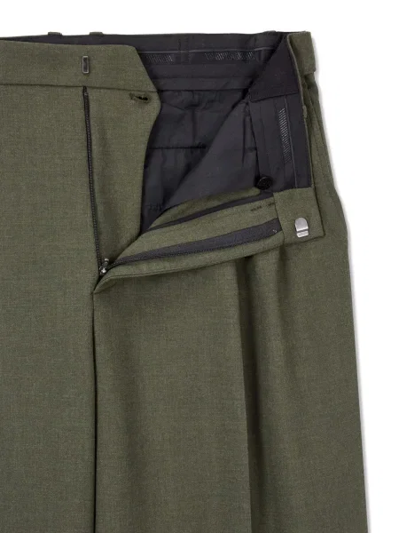 Pantaloni Studio Tomboy plisate verde