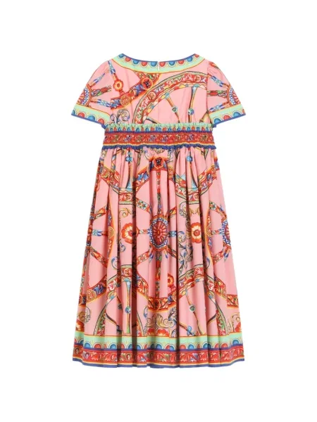 Dětské šaty Dolce & Gabbana růžové