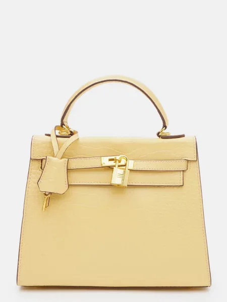 Borsa Leather Сумка Шкіра жовтий