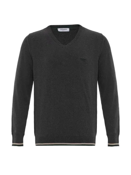 Moxx Paris Pulover gri negru