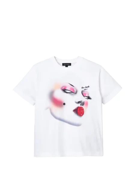 Tricou Marc Jacobs cu imagine alb