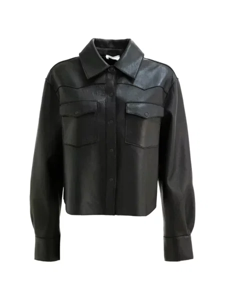 Geanta de piele P.a.r.o.s.h. negru