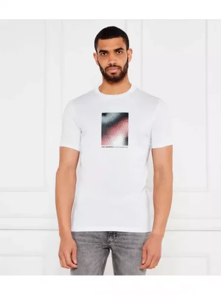 Karl Lagerfeld Tricou alb