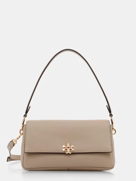 Tory Burch geantă crossbody pentru femei din piele Charlie bej