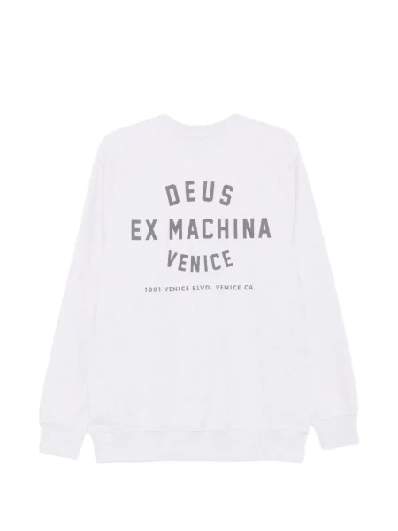 Pulover Deus Ex Machina cu imagine gri