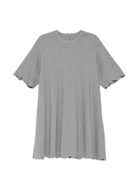 Scurt rochie mini Jnby cu decolteu rotund gri