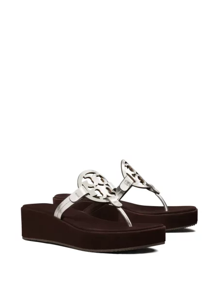 Sandale Tory Burch argintiu