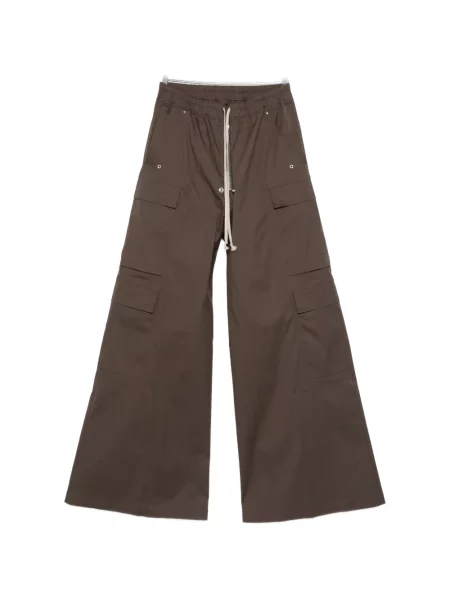 Kalhoty Rick Owens hnědé