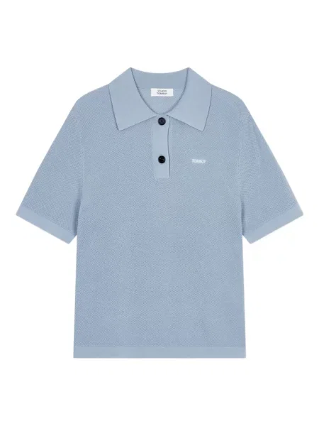 Polo Studio Tomboy tricotate albastru