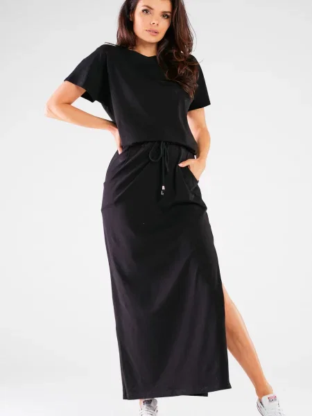 Sukienka maxi Infinite You czarna