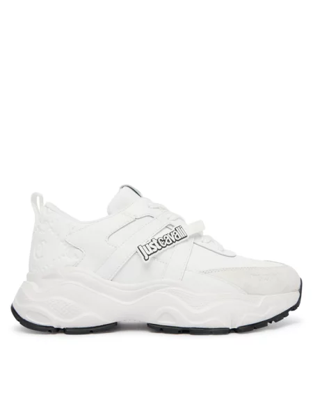 Sneakersy Just Cavalli białe