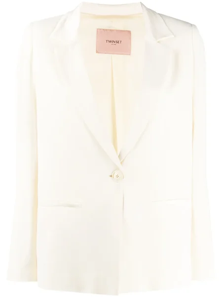 Marynarka Twin Set z dekoltem w serek o krotszym kroju