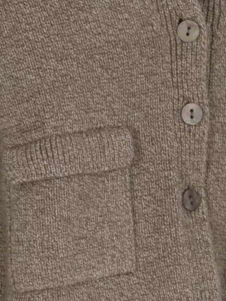 Cardigan Kangra tricotate maro
