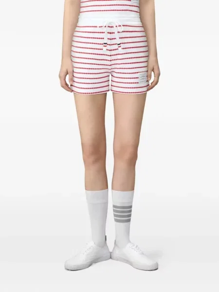 Pantaloni scurți Thom Browne alb
