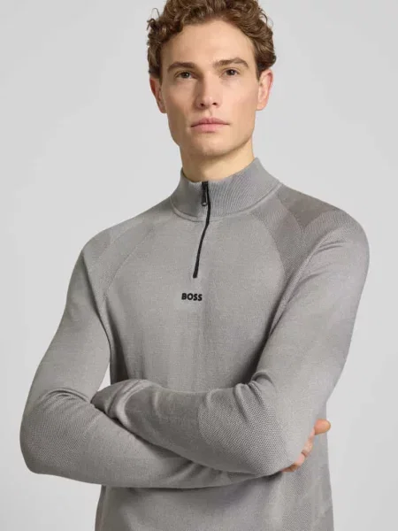 Sweter Boss Green bezszwowy