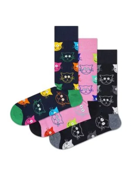 Happy Socks Zokni tengerészkék / zöld / világos-rózsaszín fekete