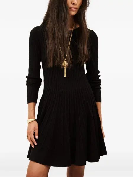 Rochie mini Ba&sh tricotate negru