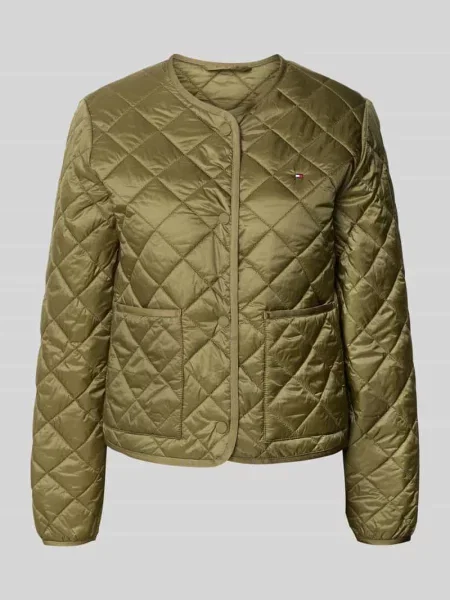 Kurtka pikowana o kroju regular fit z nakładanymi wpuszczanymi Tommy Hilfiger