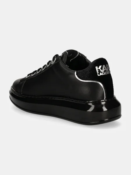 Кожаные кроссовки Karl Lagerfeld черные